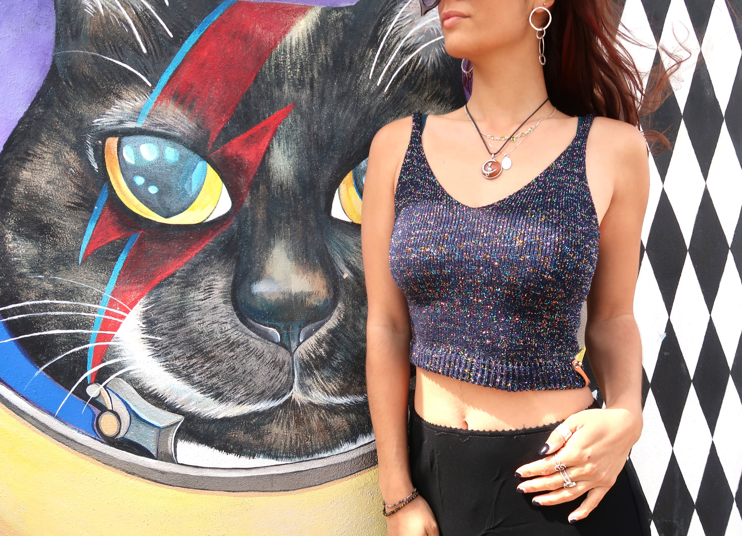 Crop Top Night Sky