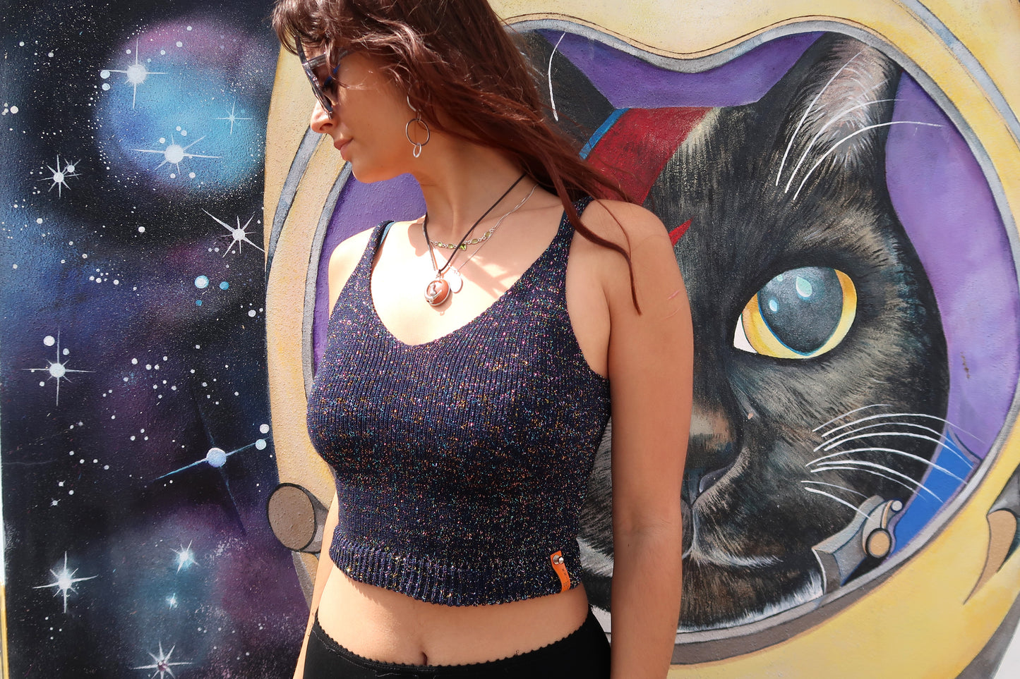 Crop Top Night Sky