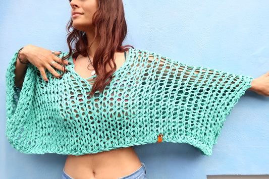 Summer Pullover - Turquoise