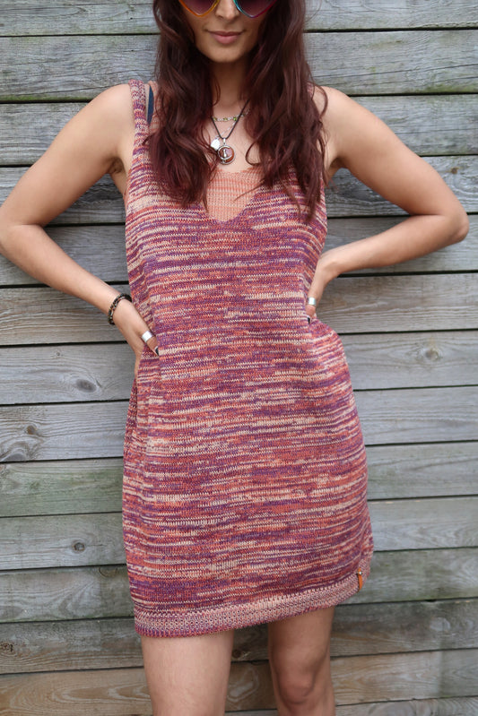 Dungaree Dress - Terracotta