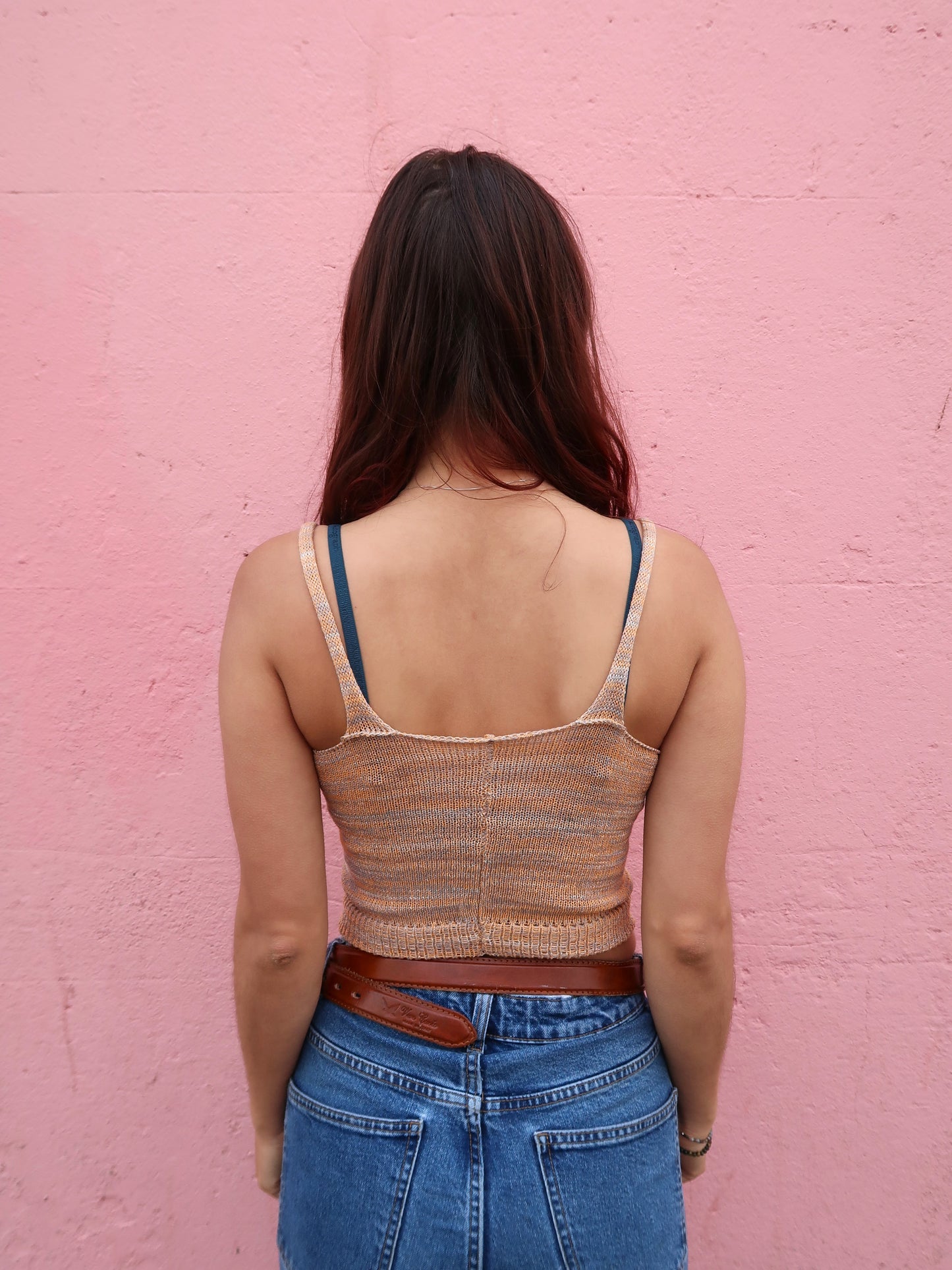 Crop Top Beige Cottons