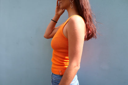 Vest Top Cotton Clementine