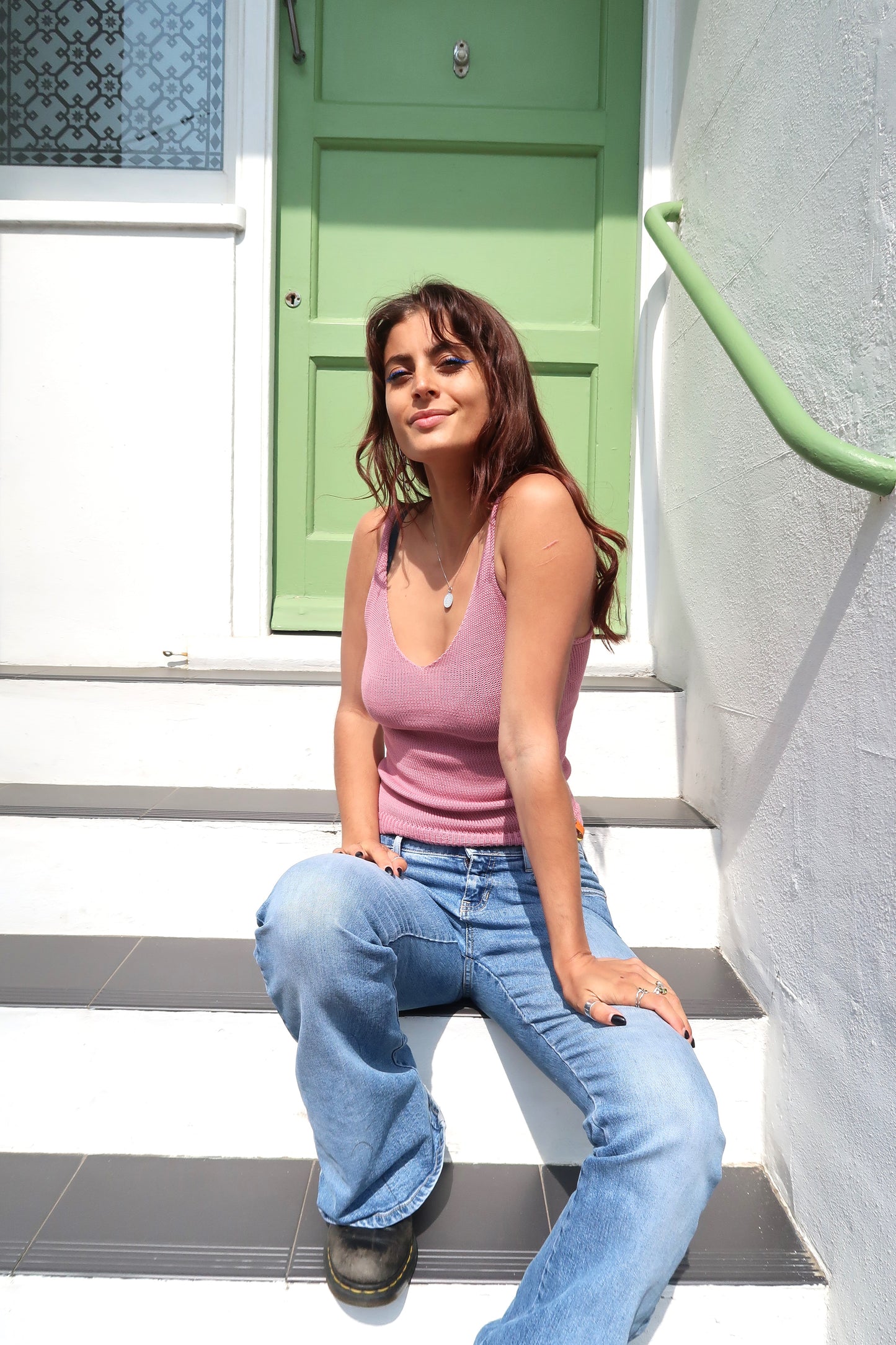 Vest Top Organic Cotton Blush