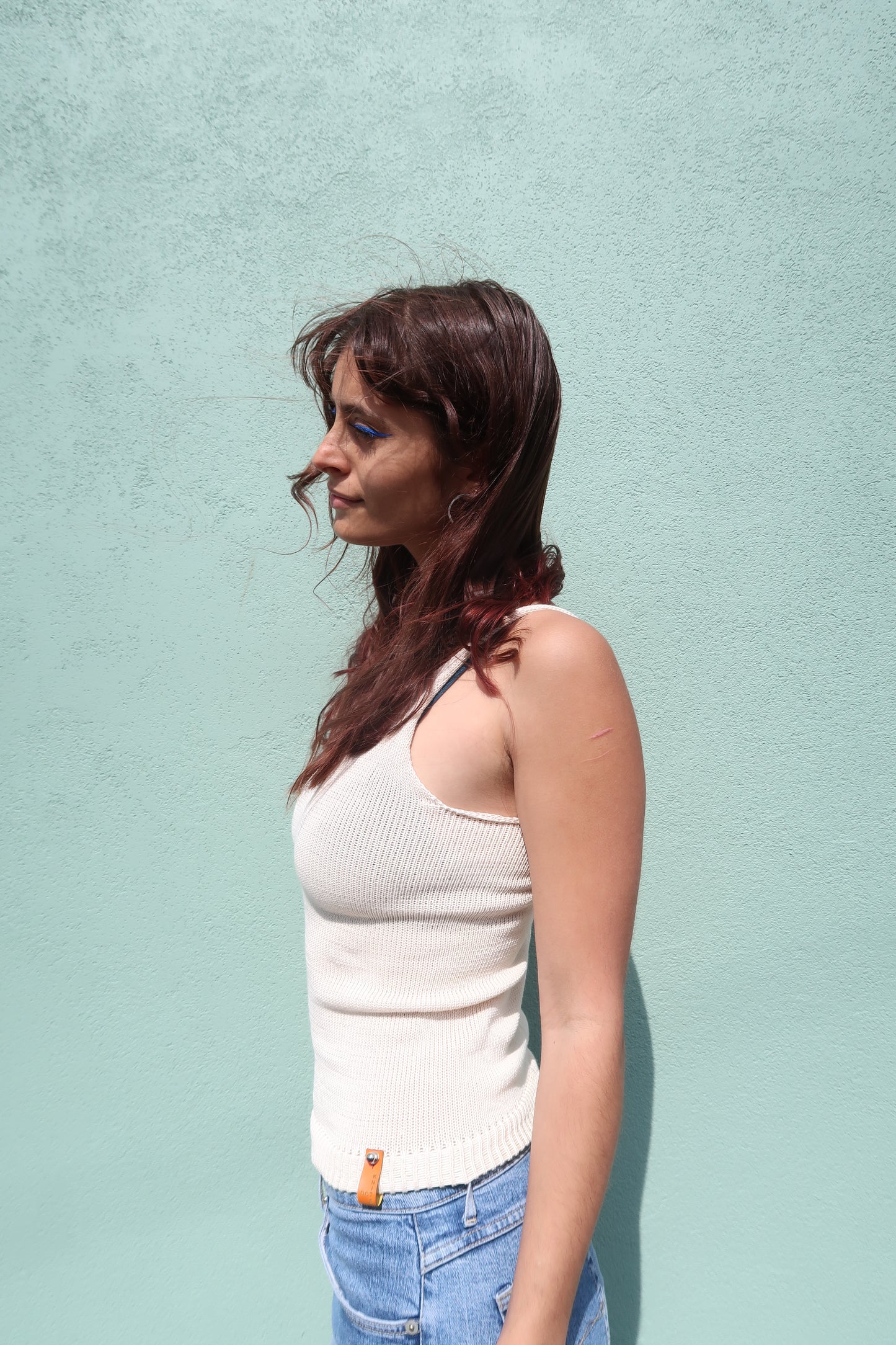 Vest Top Organic Cotton Cream