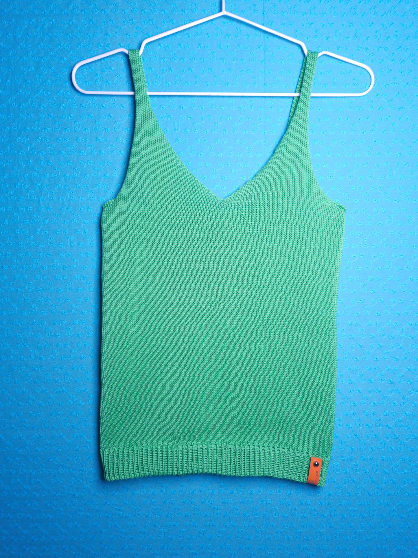 Vest Top Organic Cotton Lime Green