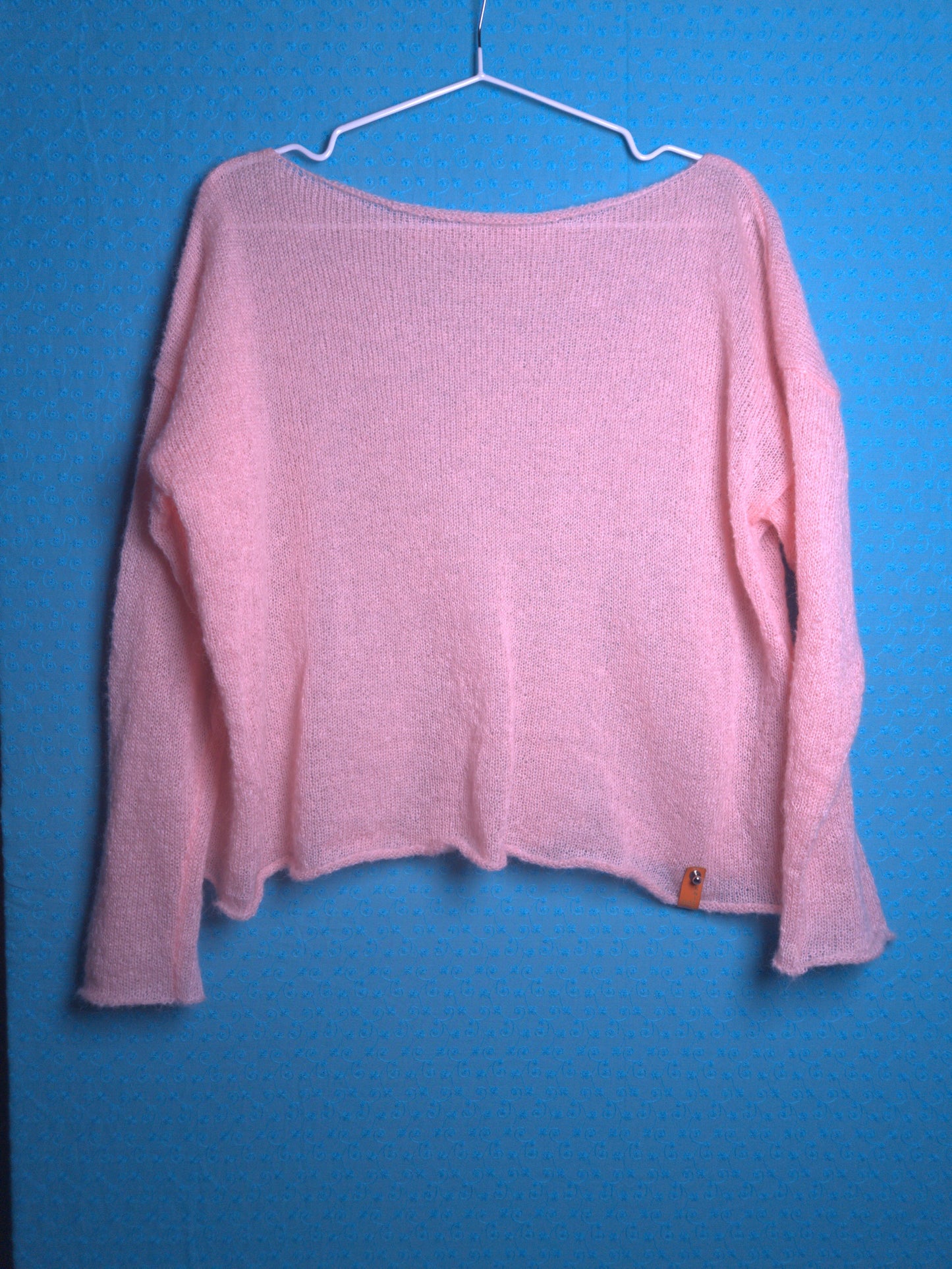 Loose Fit Jumper - Pink Mohair