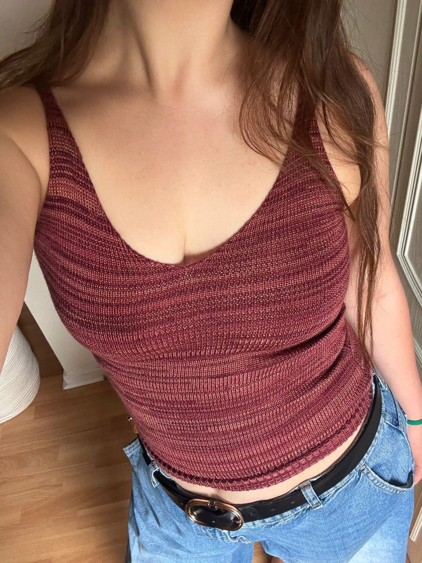 Merino Wool Vest Top by Dot Knits
