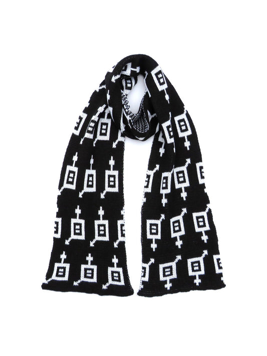 Dot knits Gender Equality scarf black 