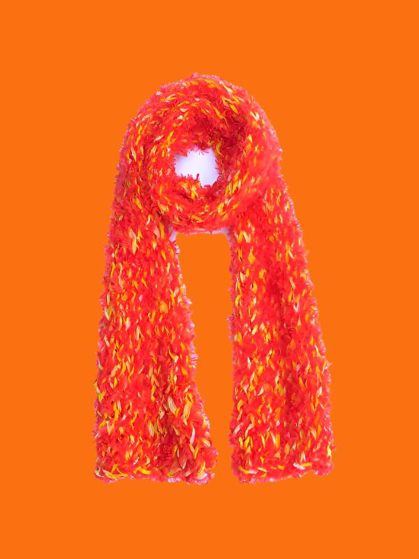 Dot Knits Flame Knit Scarf 